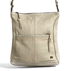 The Sak Cream Leather Crossbody Bag
